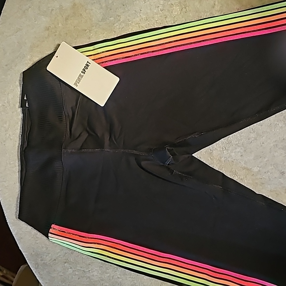Victoria's Secret Ultimate high waist ankle leggings, medium, fun bright colors